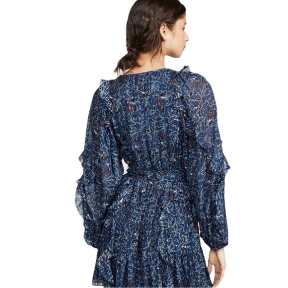 Ulla Johnson Maita Silk Dress in Dusk |Size 2 |NWT - Picture 4 of 15